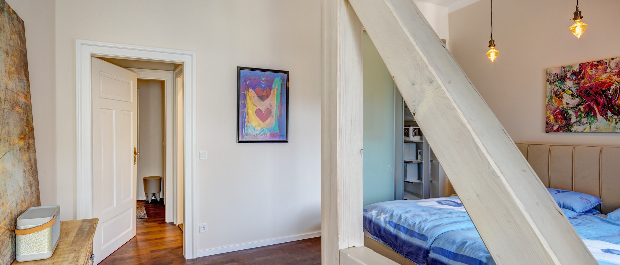appartement style maisonnette München Ludwigsvorstadt 04 1ère chambre 14989