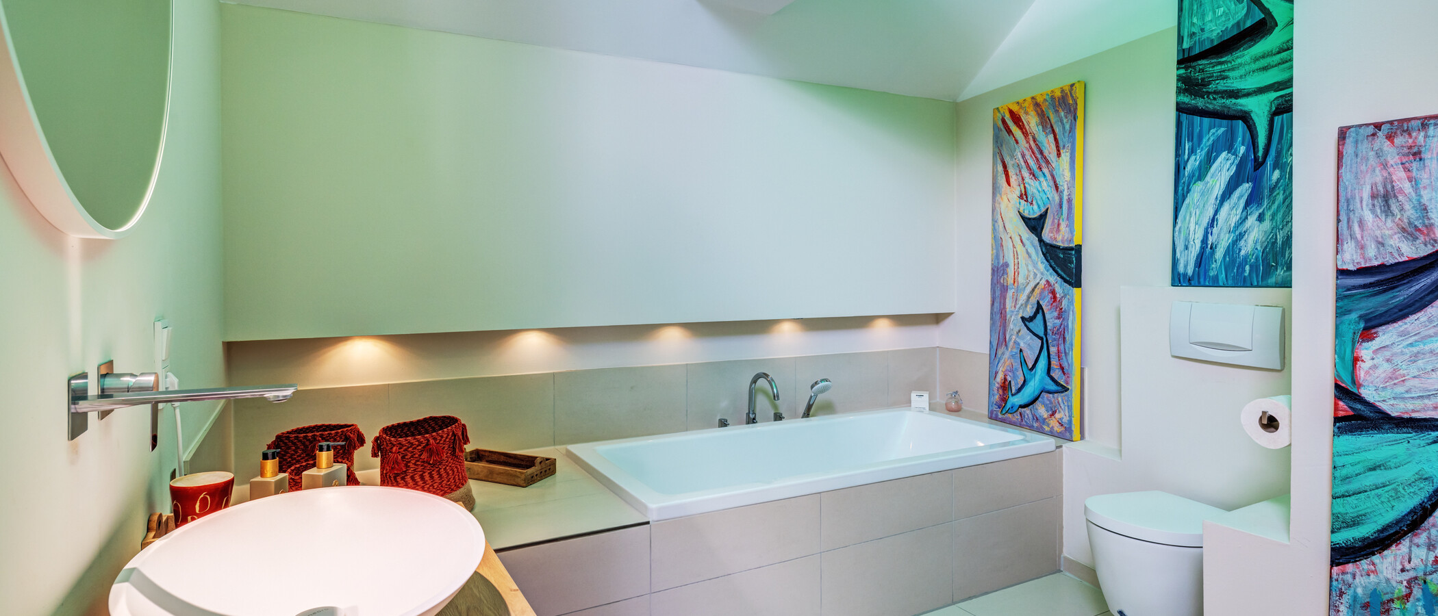 appartement style maisonnette München Ludwigsvorstadt 01 1ère salle de bain 14989