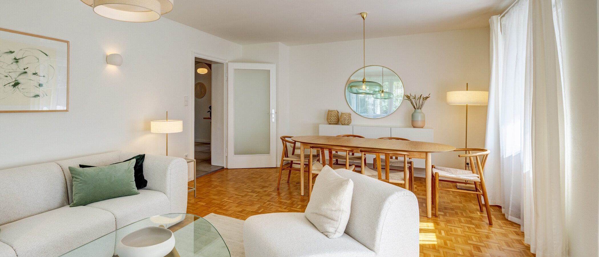 appartement München Harlaching 03 pièce à vivre 14990