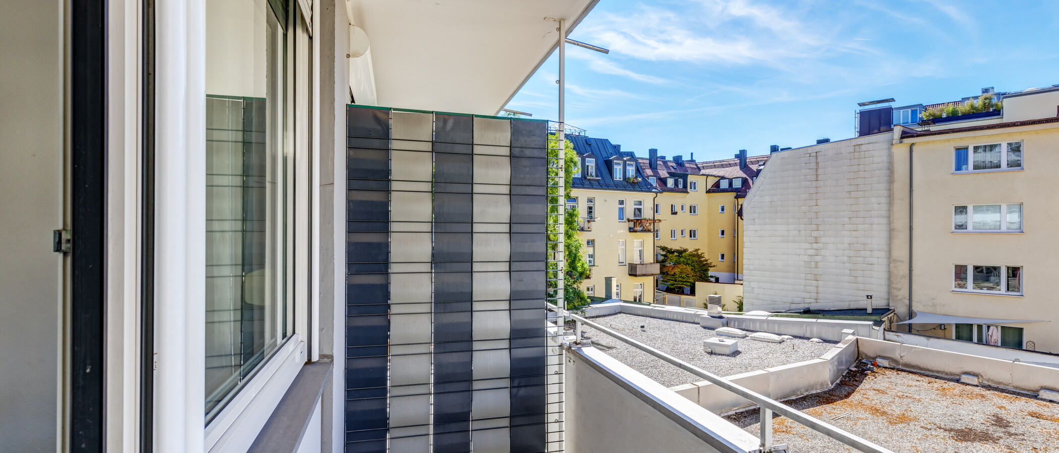 studio München Maxvorstadt - Universitätsviertel 01 balcon 14992