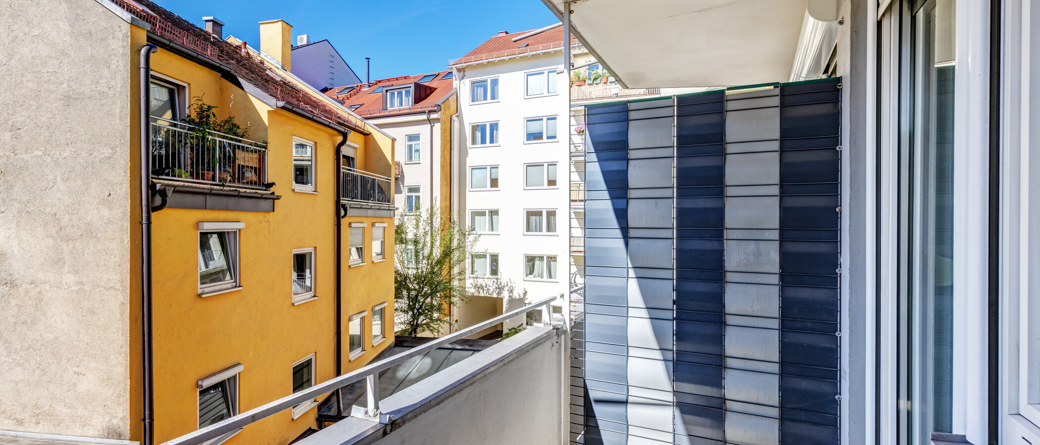 studio München Maxvorstadt - Universitätsviertel 02 balcon 14992