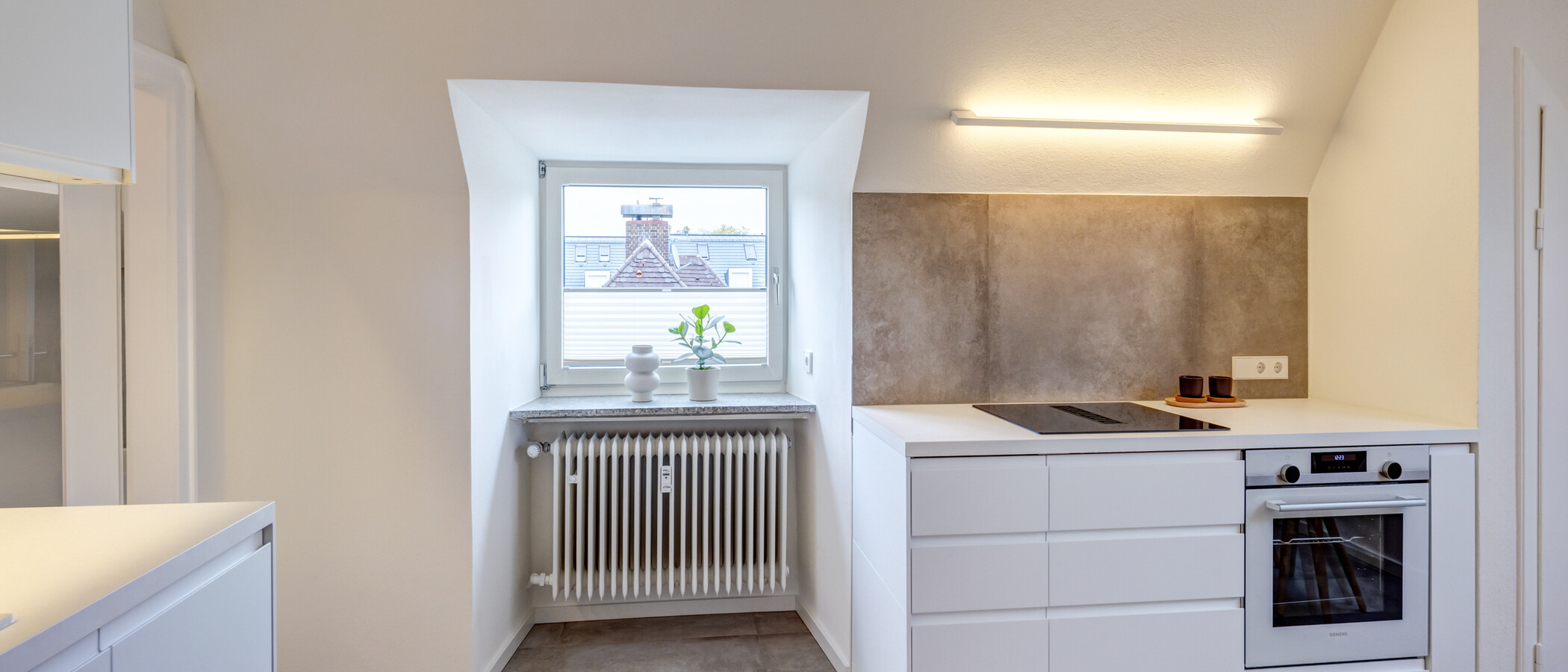 appartement sous les toits München Harlaching 02 cuisine 14993