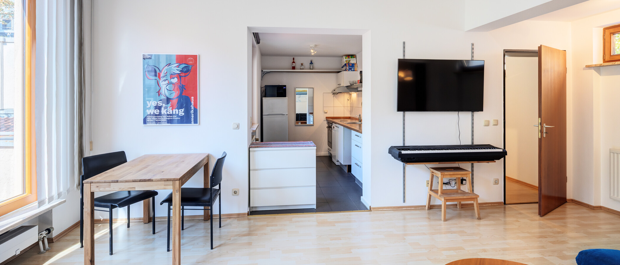 appartement München Maxvorstadt 02 pièce à vivre 15001