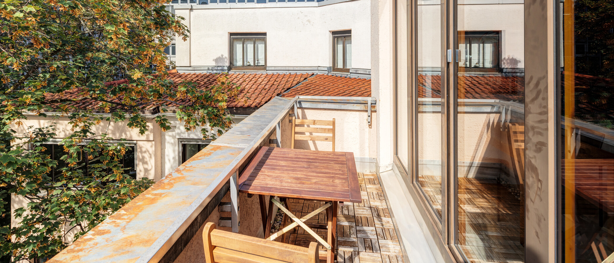 appartement München Maxvorstadt 02 terrasse sur le toit 15001