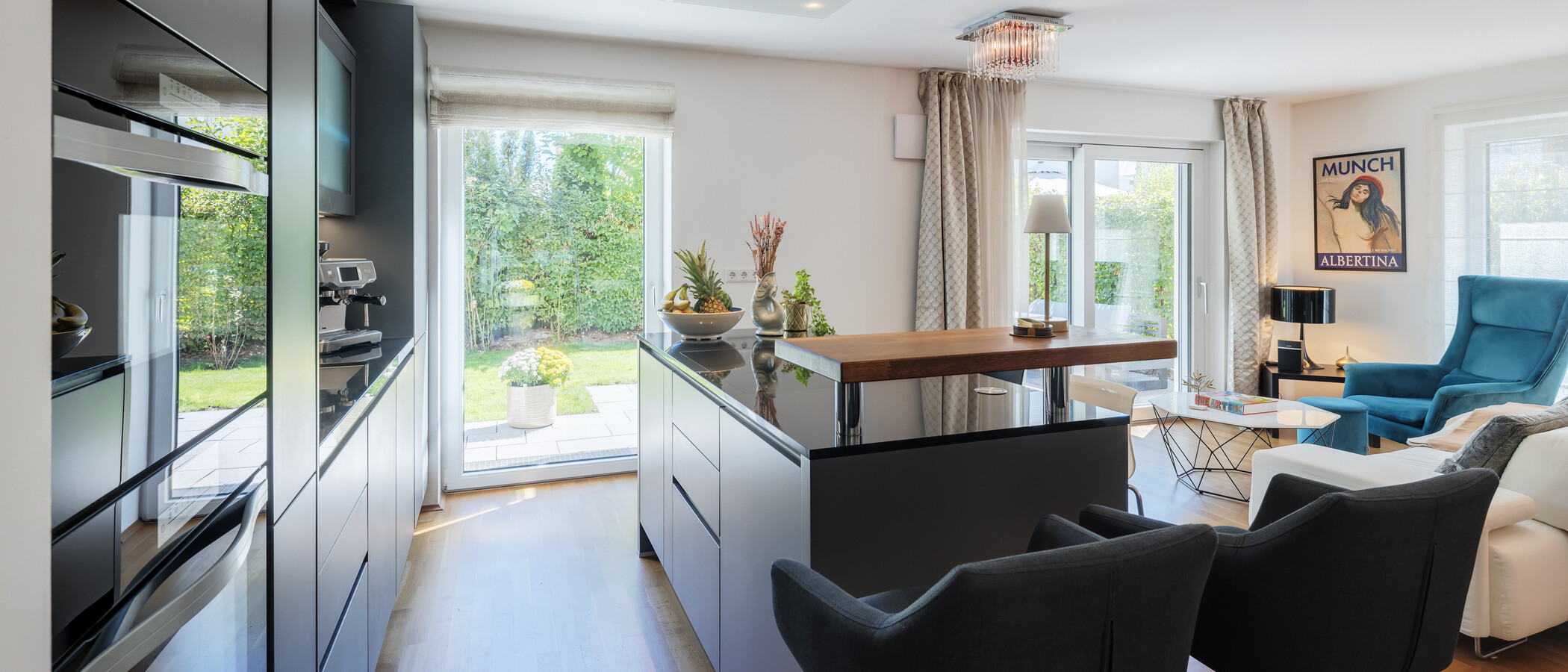 appartement avec jardin München Trudering 03 cuisine 15002