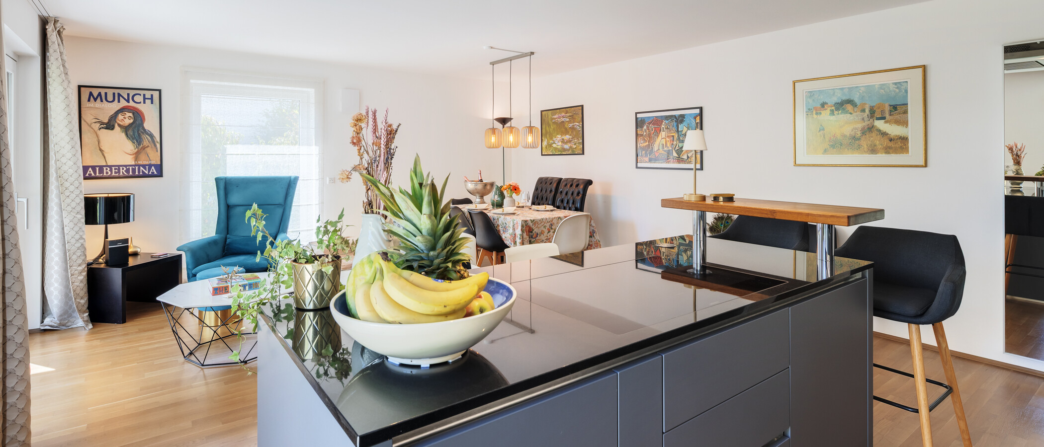 appartement avec jardin München Trudering 04 cuisine 15002