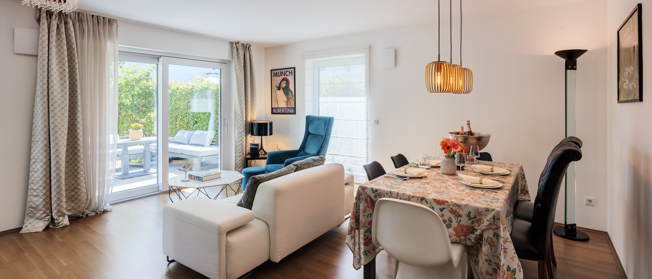 appartement avec jardin München Trudering 01 pièce à vivre 15002