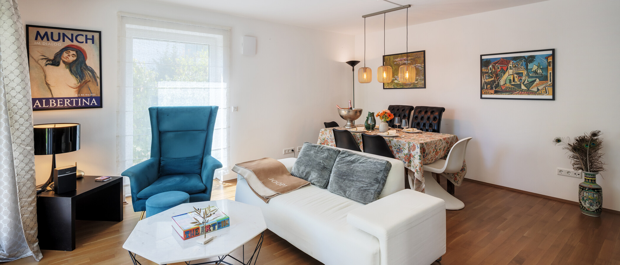 appartement avec jardin München Trudering 02 pièce à vivre 15002