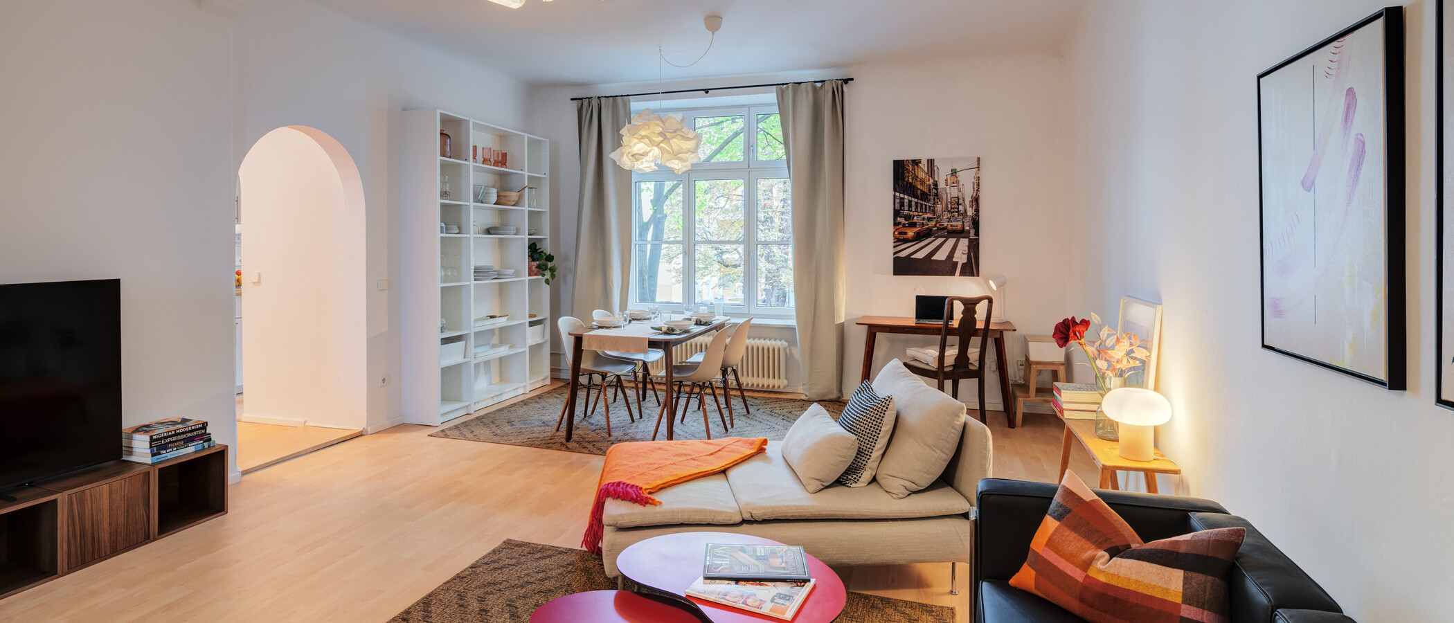 appartement München Maxvorstadt 01 pièce à vivre 15003