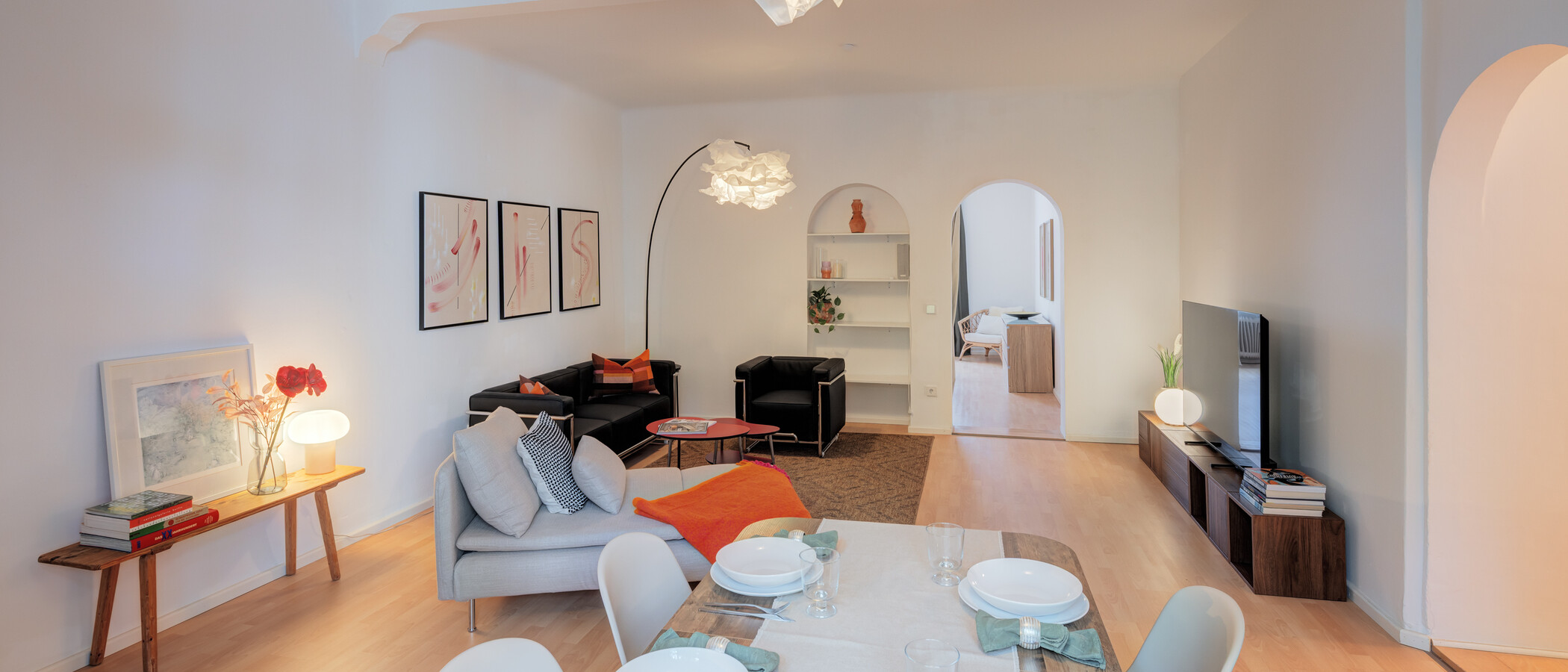 appartement München Maxvorstadt 03 pièce à vivre 15003