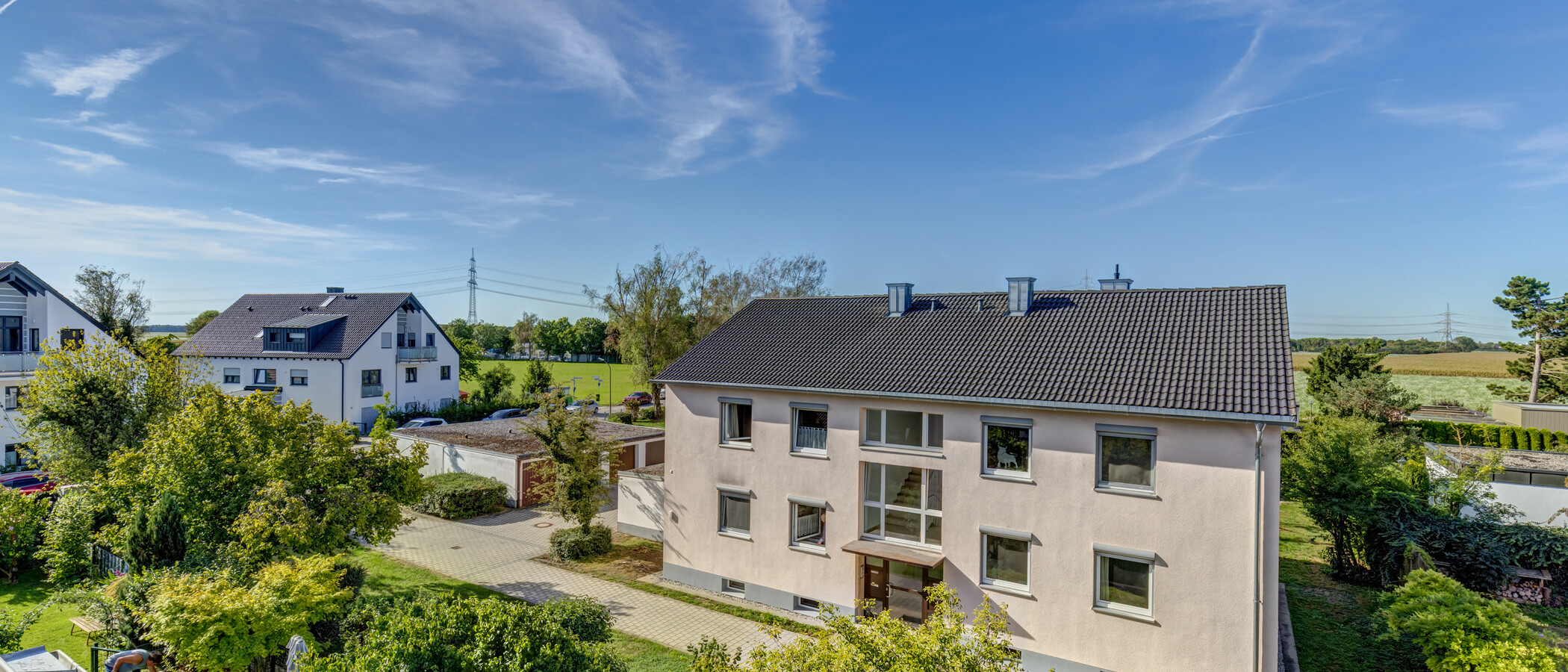 appartement sous les toits Eching 01 vue 15004