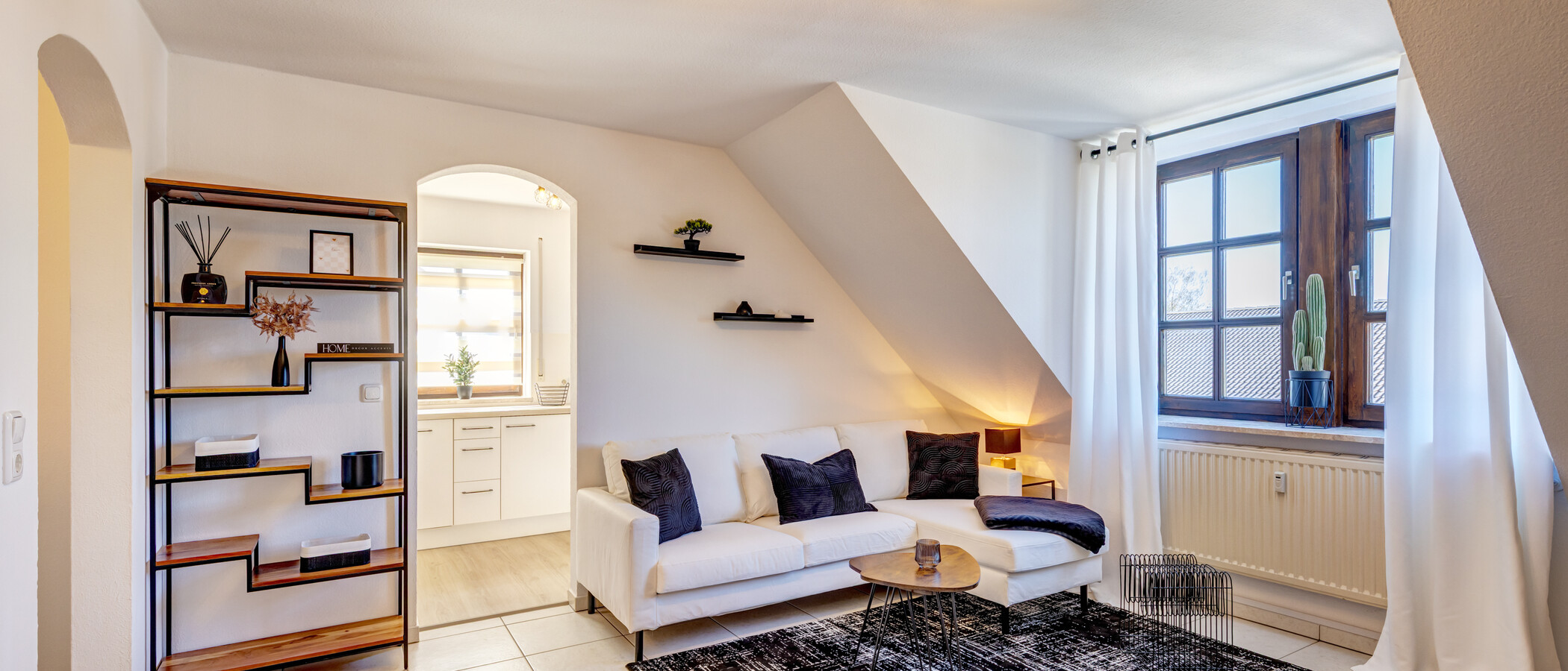 appartement sous les toits Eching 04 pièce à vivre 15004