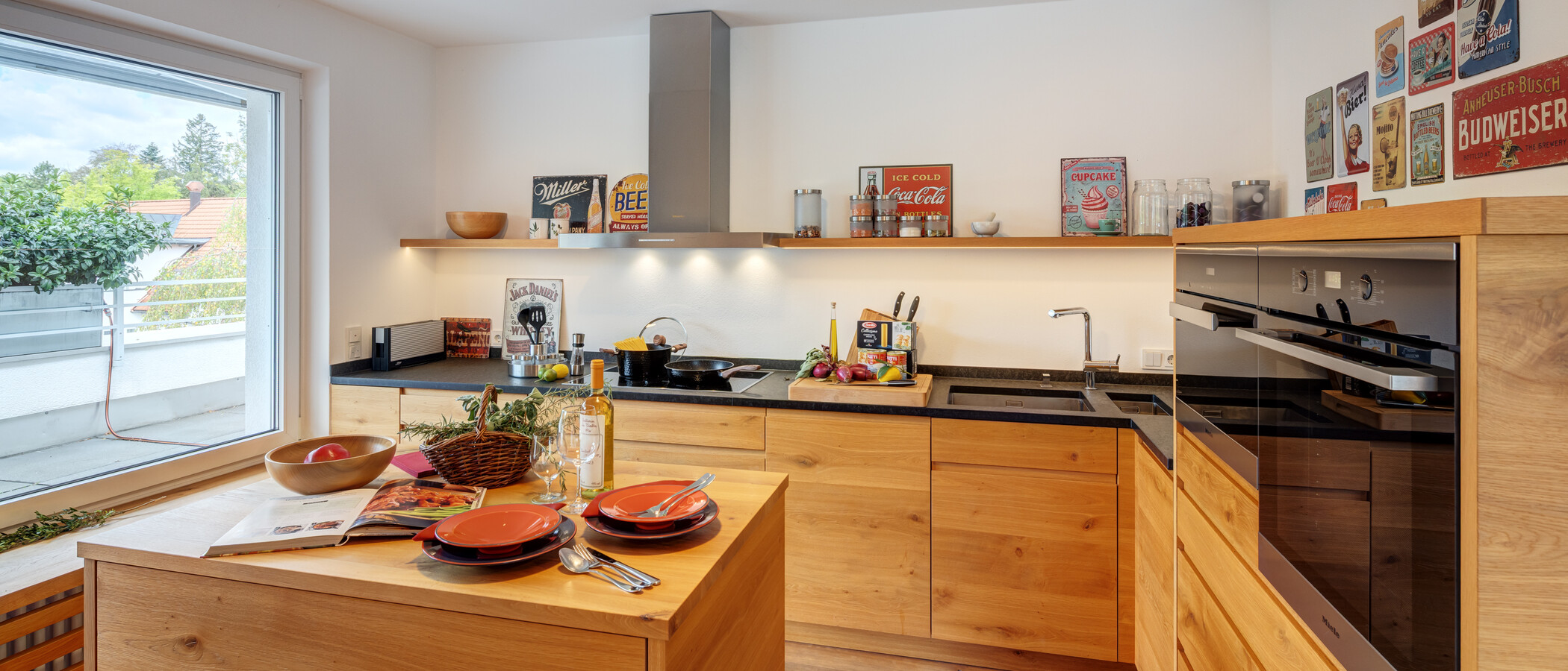 appartement avec terrasse sur le toit München Solln 01 cuisine 15010