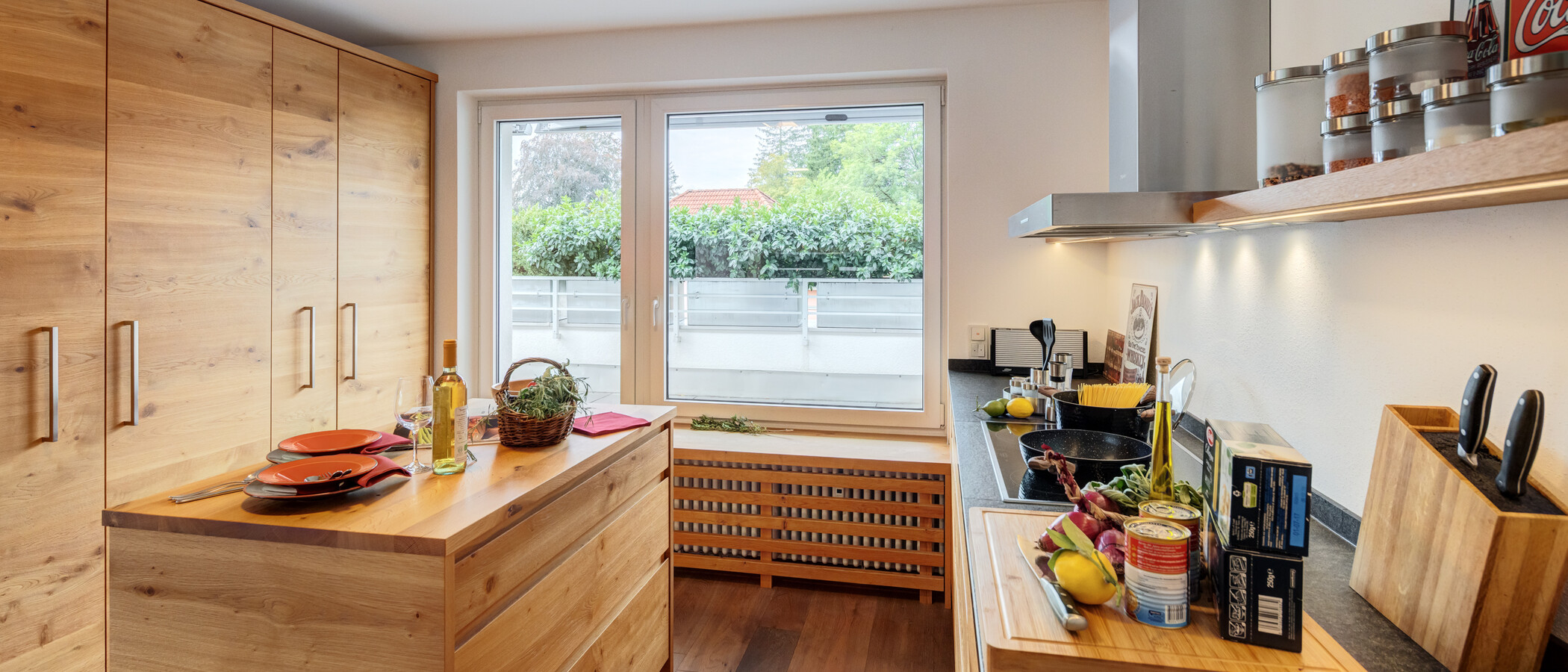 appartement avec terrasse sur le toit München Solln 03 cuisine 15010