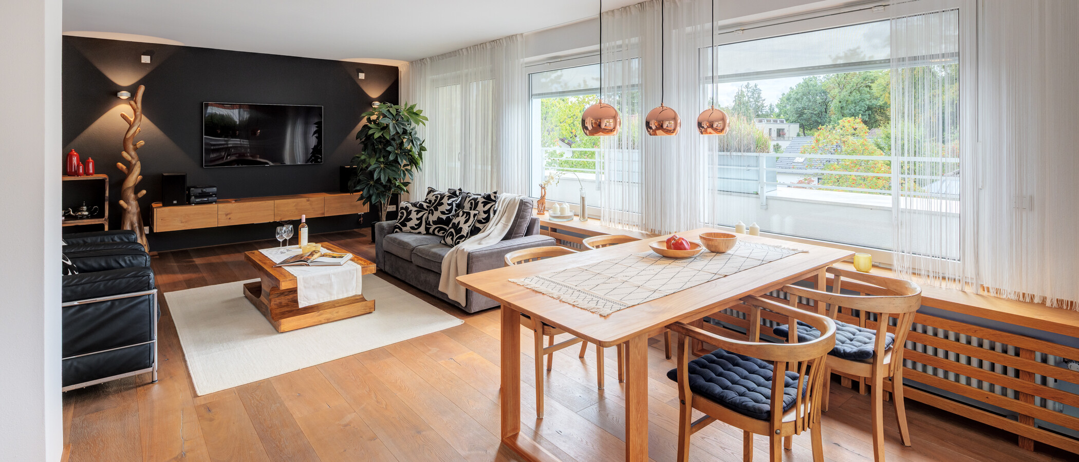 appartement avec terrasse sur le toit München Solln 01 pièce à vivre 15010