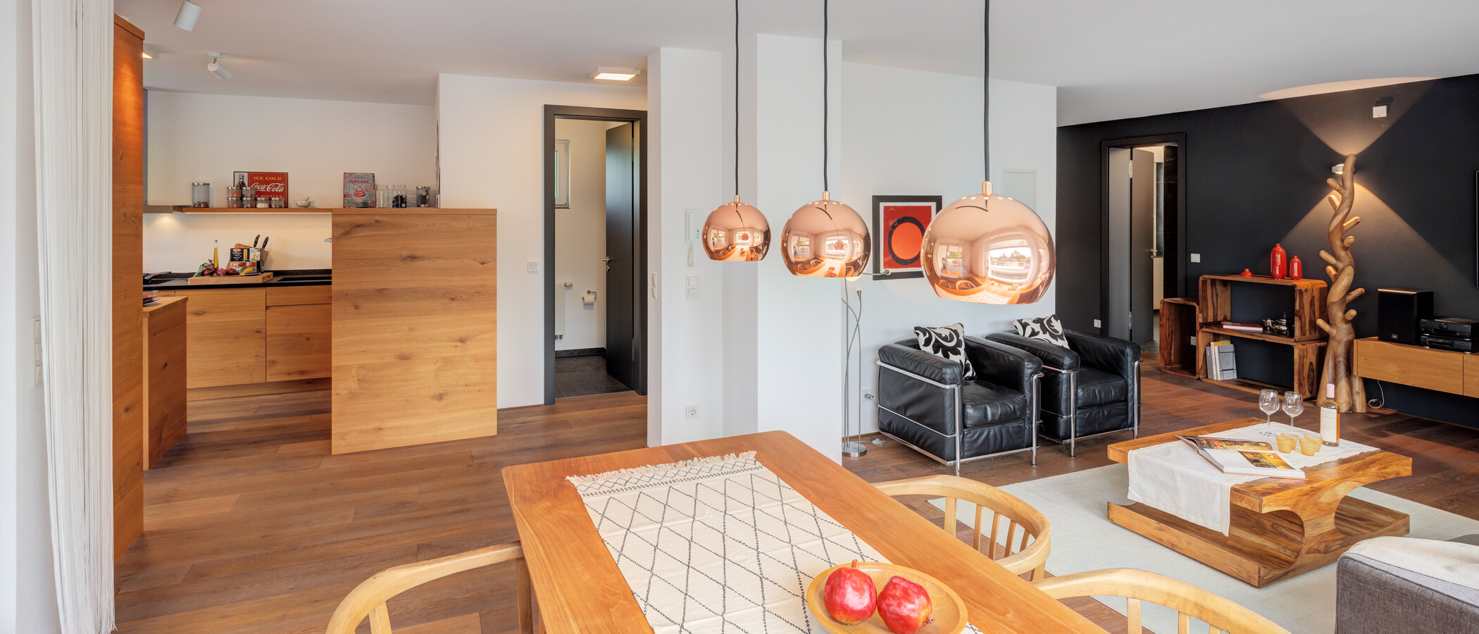appartement avec terrasse sur le toit München Solln 05 pièce à vivre 15010