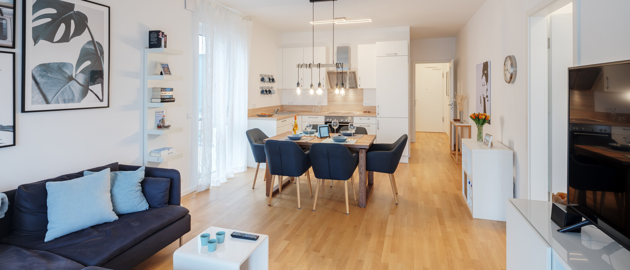 appartement München Neuhausen 04 pièce à vivre 15011