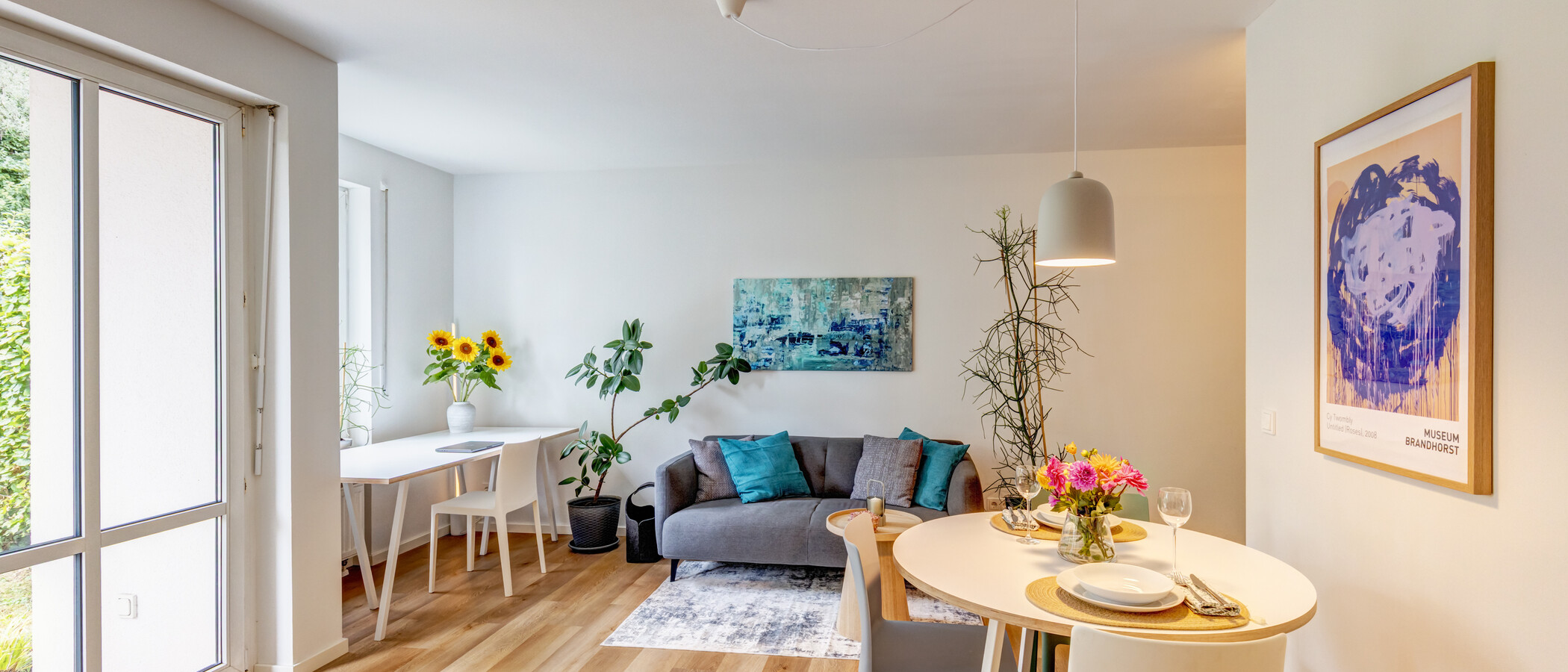 appartement München Freimann 03 pièce à vivre 15014