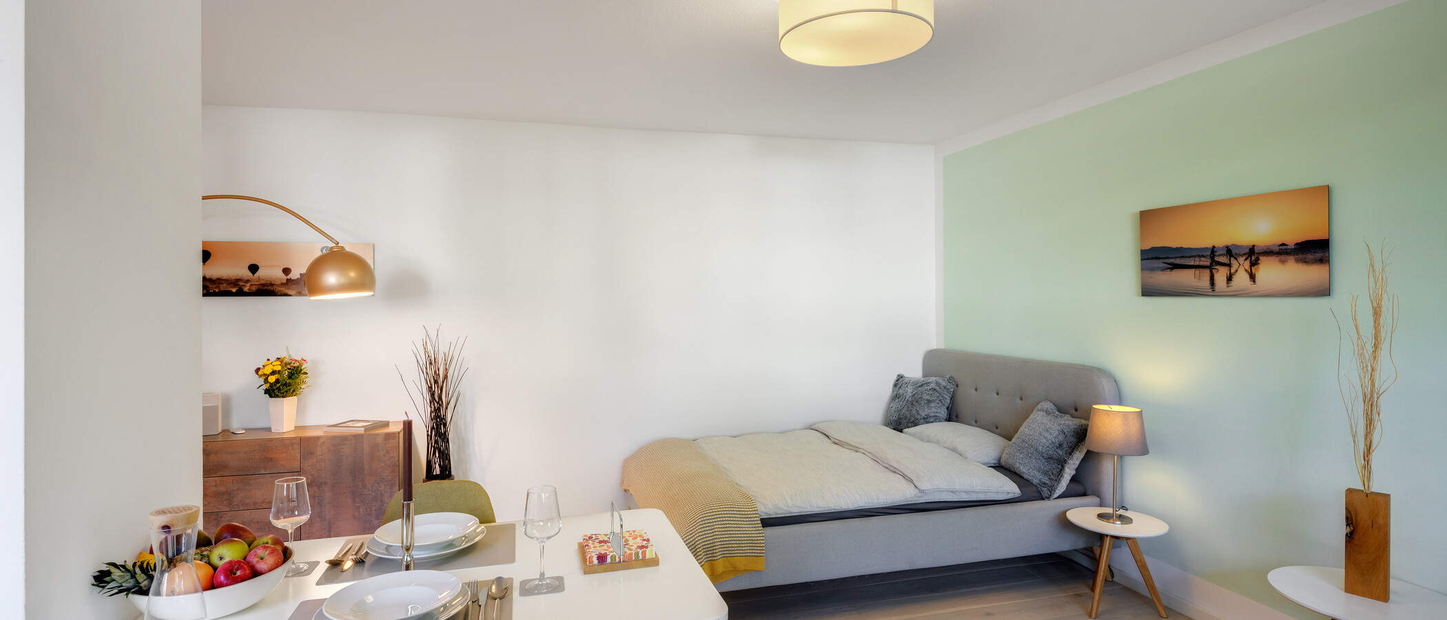 appartement München Obersendling 01 pièce à vivre 15030