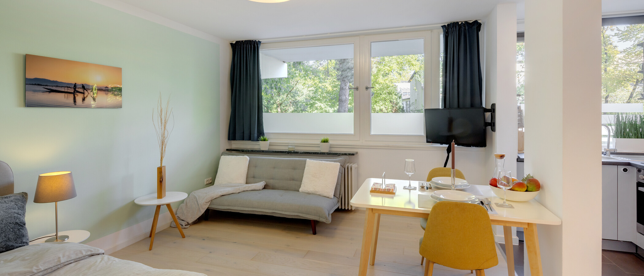 appartement München Obersendling 02 pièce à vivre 15030