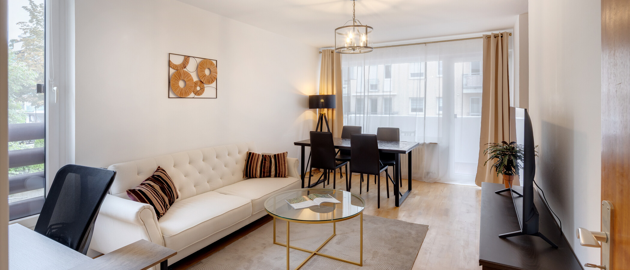appartement München Schwabing-West 01 pièce à vivre 15039