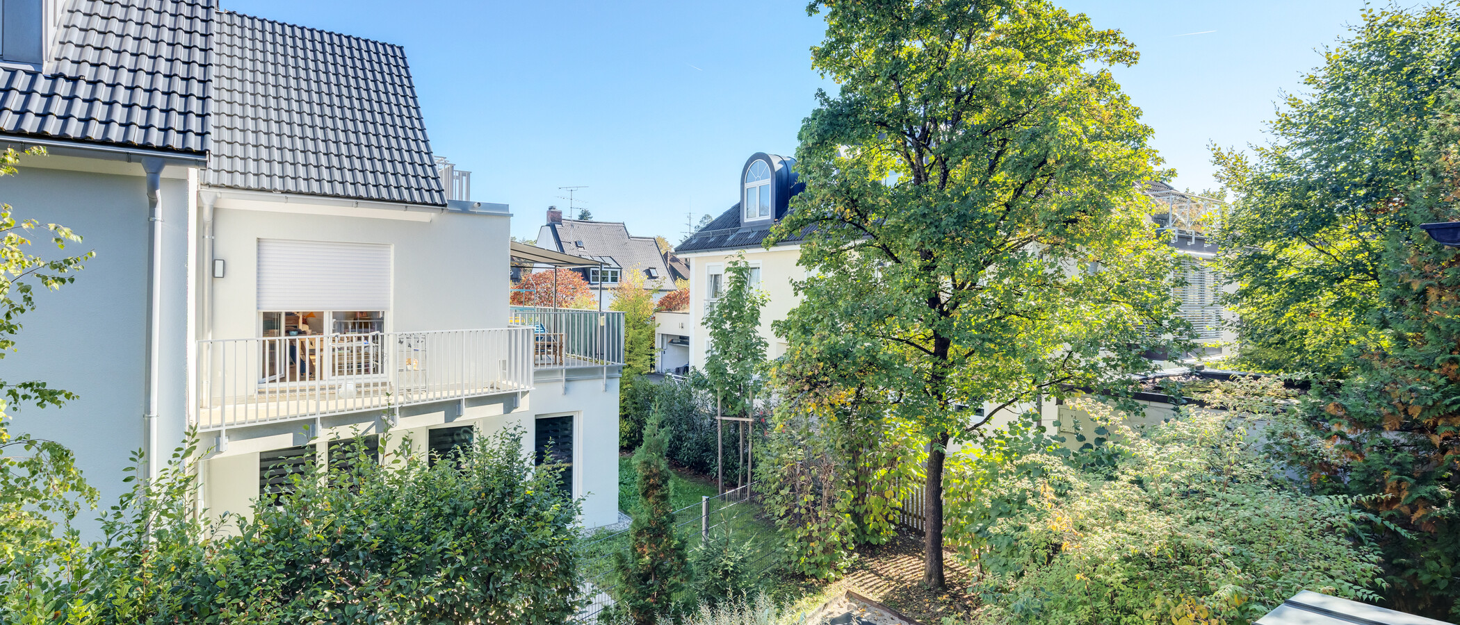 maison mitoyenne placée au milieu de la rangée München Waldtrudering 04 vue 15041