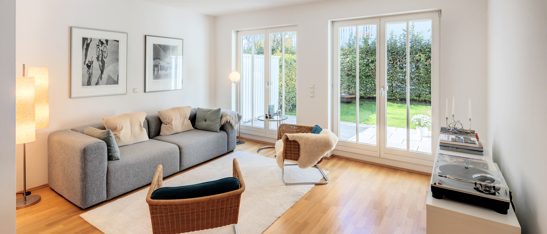 maison mitoyenne placée au milieu de la rangée München Waldtrudering 01 pièce à vivre 15041