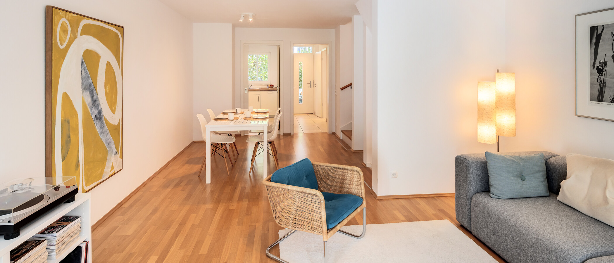 maison mitoyenne placée au milieu de la rangée München Waldtrudering 03 pièce à vivre 15041