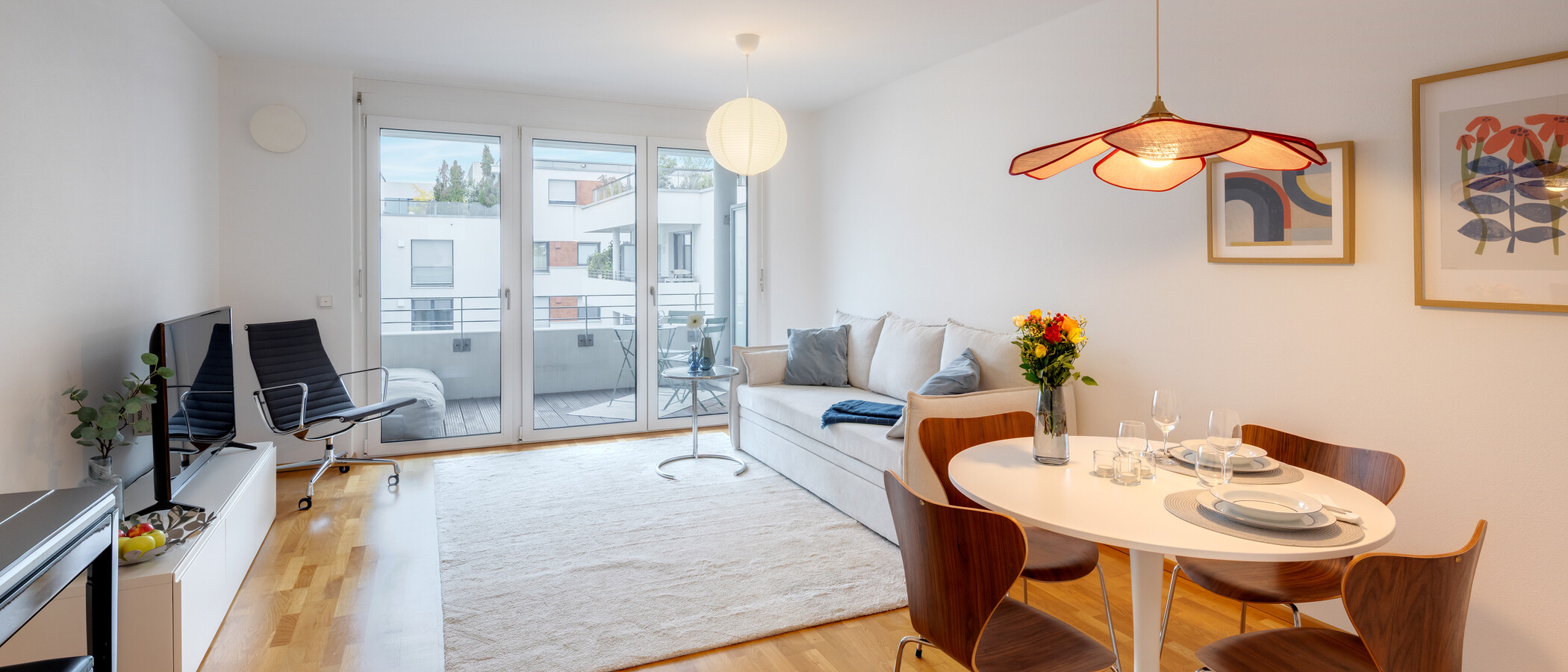 appartement München Parkstadt Schwabing 01 pièce à vivre 15052
