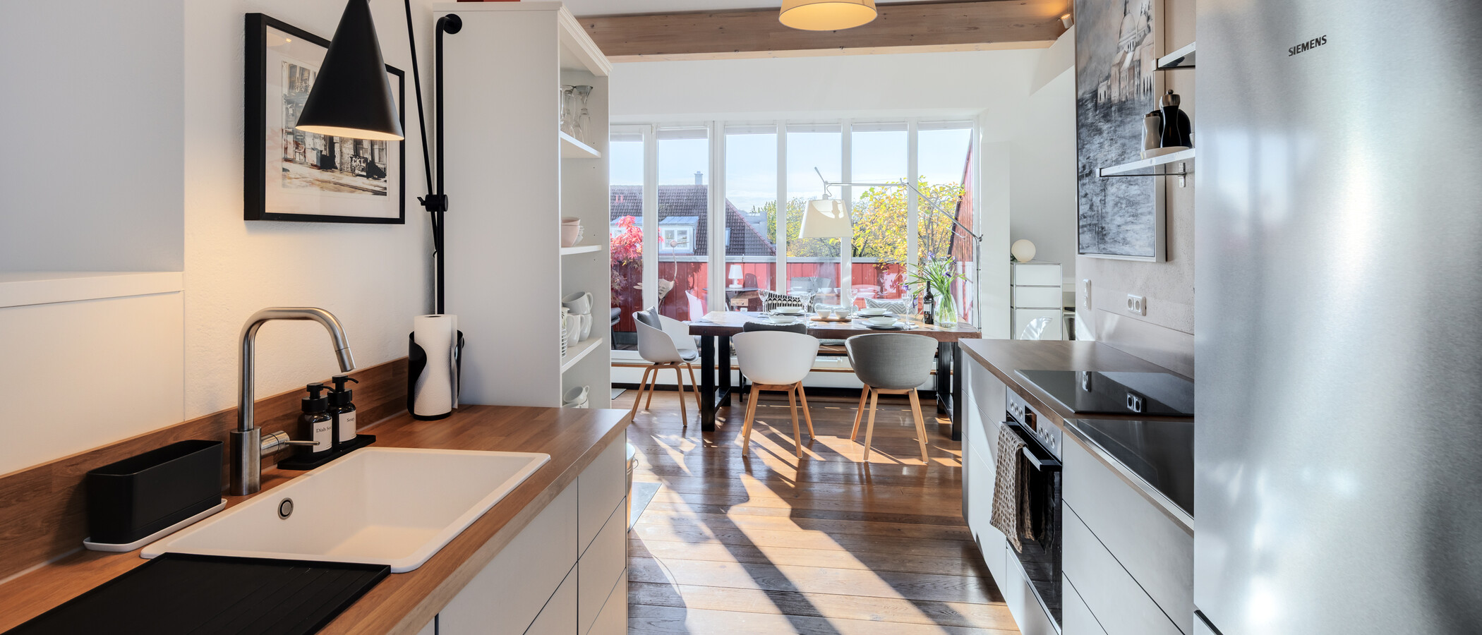 appartement avec mezzanine München Obergiesing 01 cuisine 15054