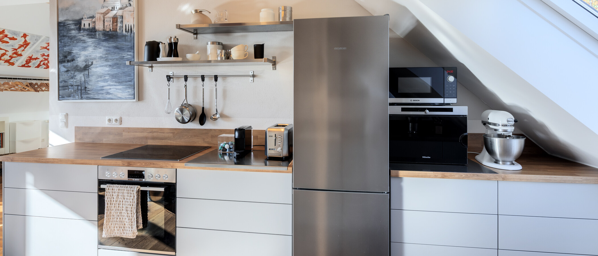 appartement avec mezzanine München Obergiesing 03 cuisine 15054