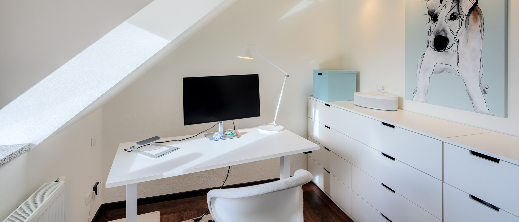 appartement avec mezzanine München Obergiesing 02 bureau 15054