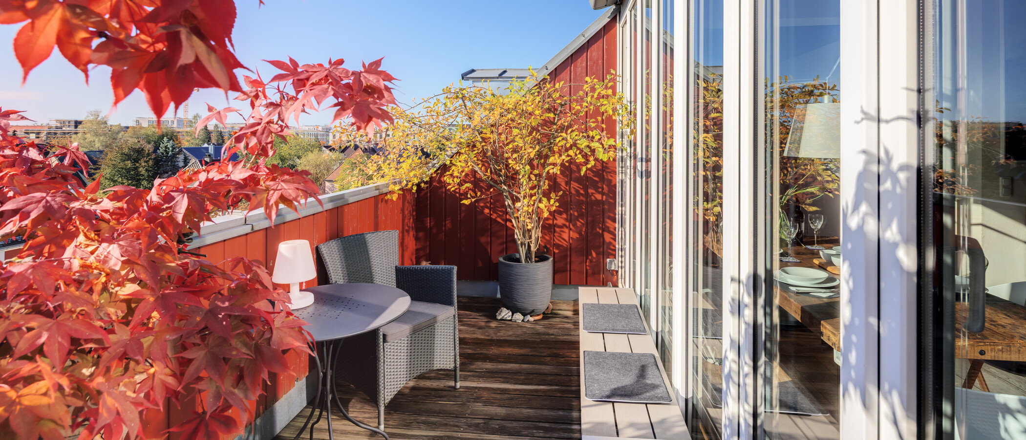 appartement avec mezzanine München Obergiesing 02 terrasse sur le toit 15054