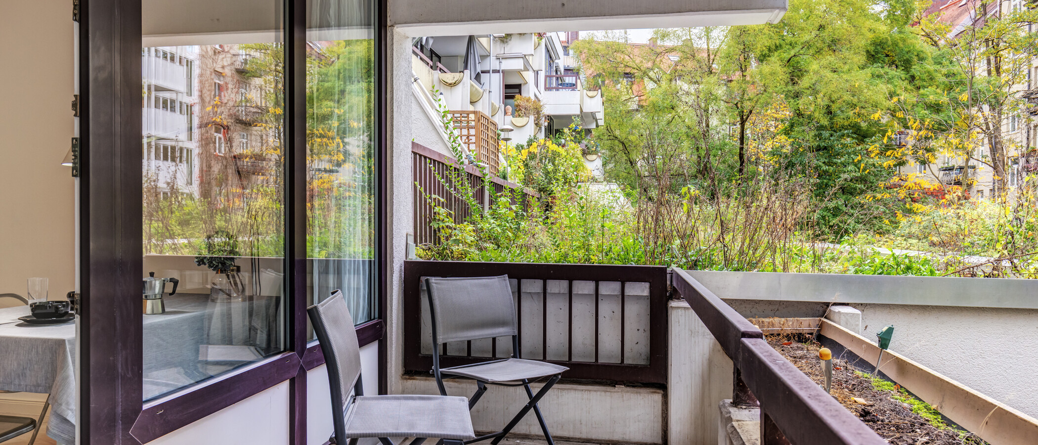 appartement München Schwabing-West (rund um den Hohenzollernplatz) 01 balcon 15057