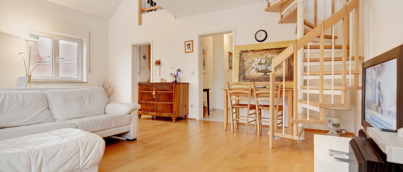 appartement style maisonnette München Waldtrudering 03 salon 1557