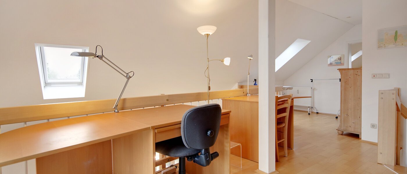 appartement style maisonnette München Waldtrudering 02 coin bureau 1557