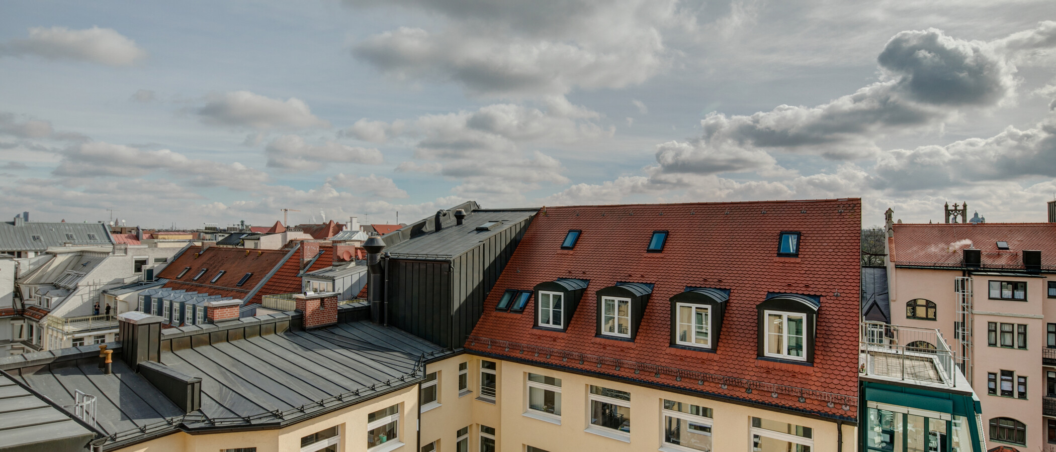 appartement avec terrasse sur le toit München Maxvorstadt - Westen 01 vue 1607