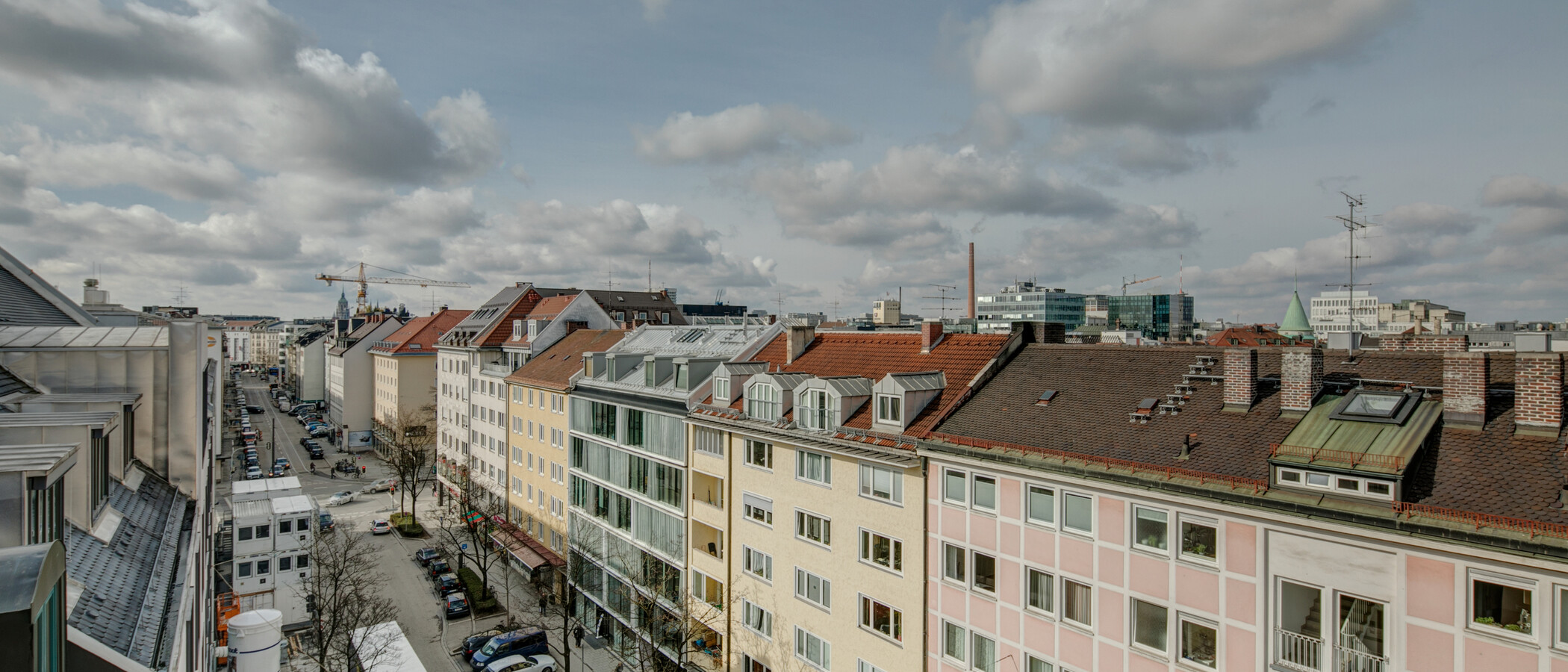 appartement avec terrasse sur le toit München Maxvorstadt - Westen 03 vue 1607