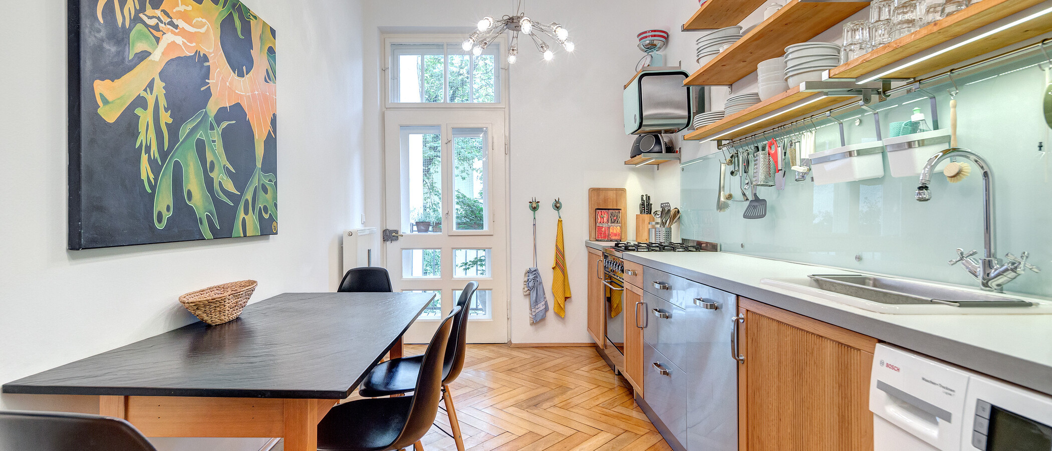 appartement München Schwabing (links der Leopoldstraße) 01 cuisine 1624