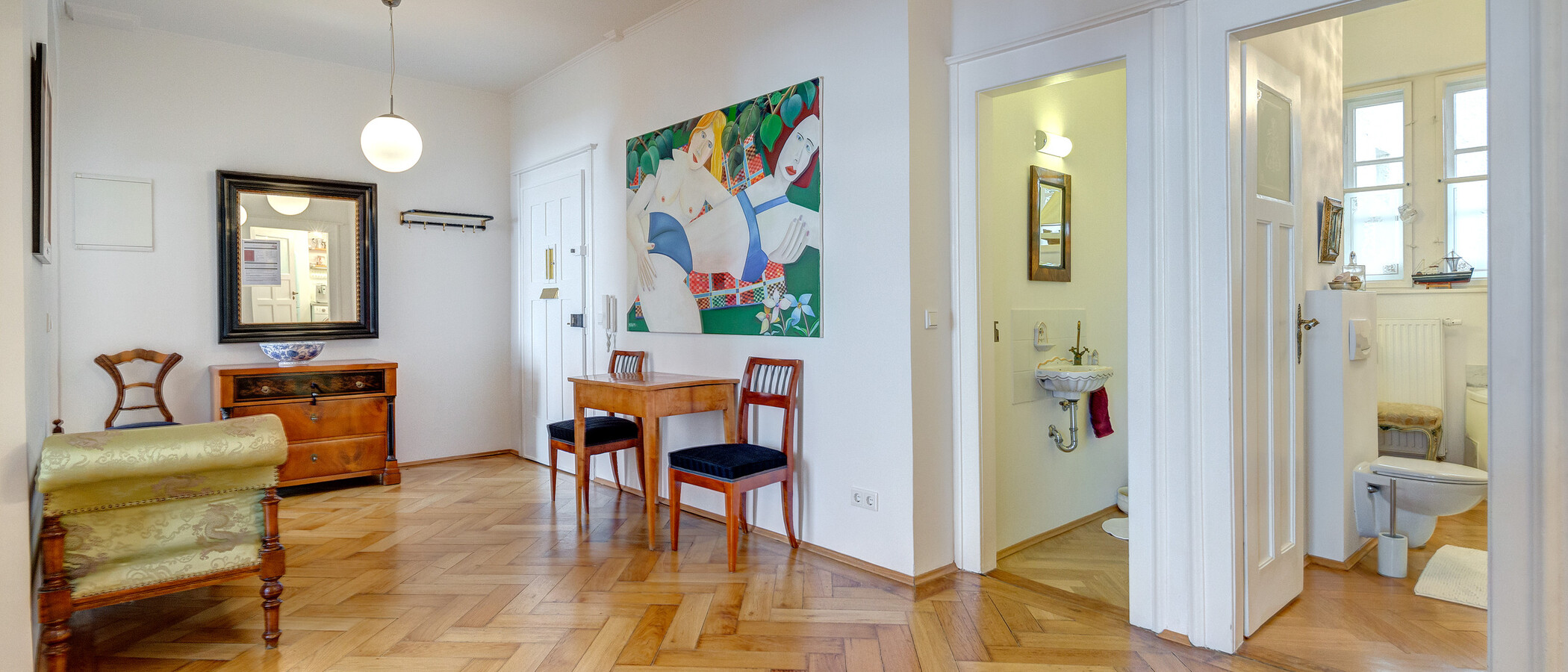 appartement München Schwabing (links der Leopoldstraße) 02 entrée/couloir 1624