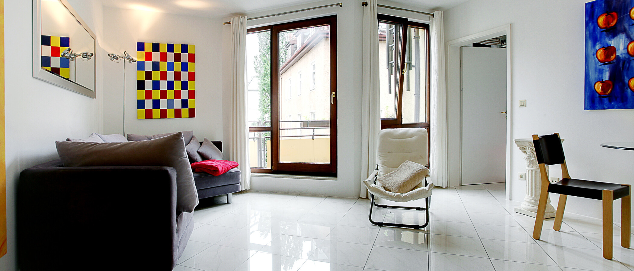 appartement München Schwabing-West (rund um den Hohenzollernplatz) 02 salle de séjour 1628