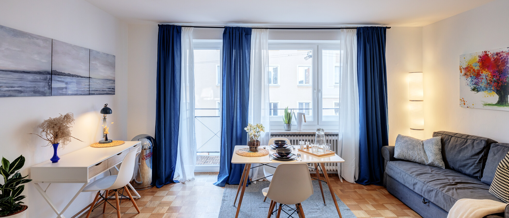 appartement München Schwabing (links der Leopoldstraße) 01 pièce à vivre 1660