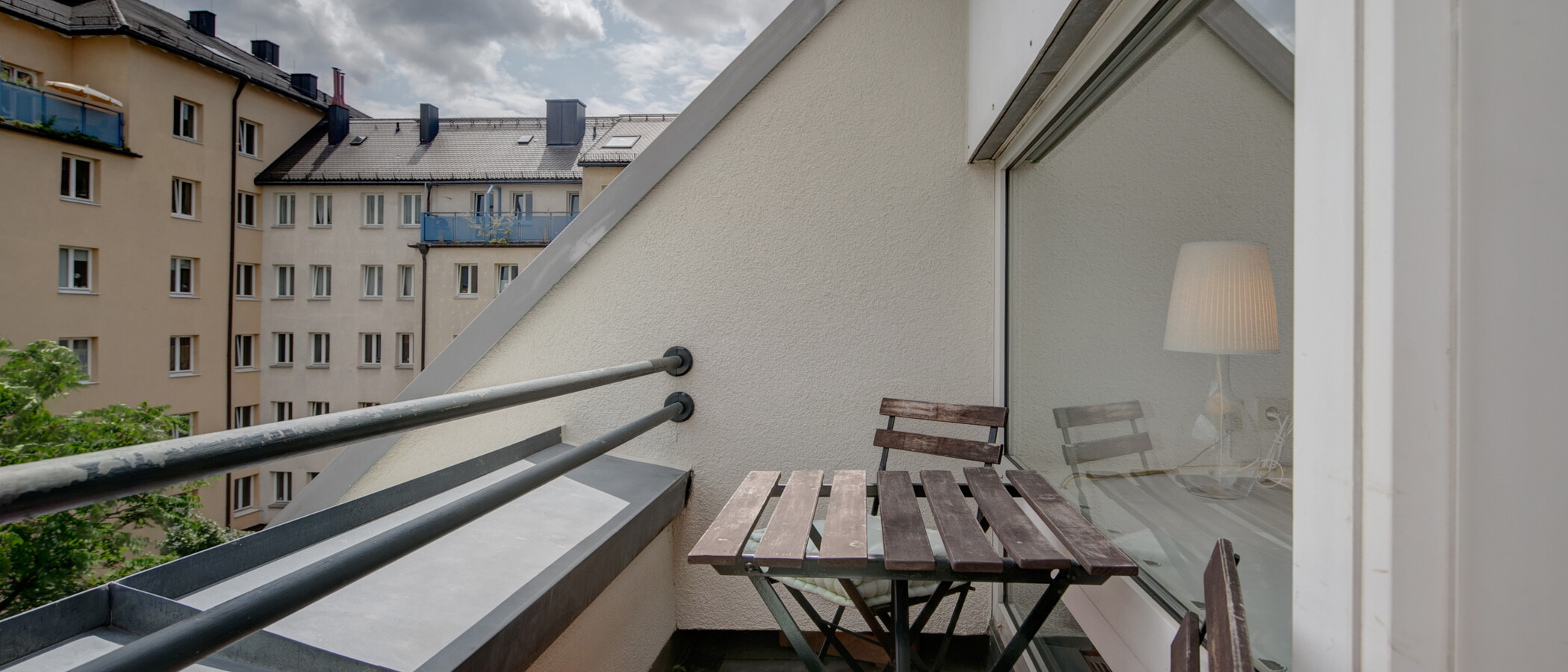 appartement style maisonnette München Maxvorstadt - Museumsviertel 01 balcon 1668