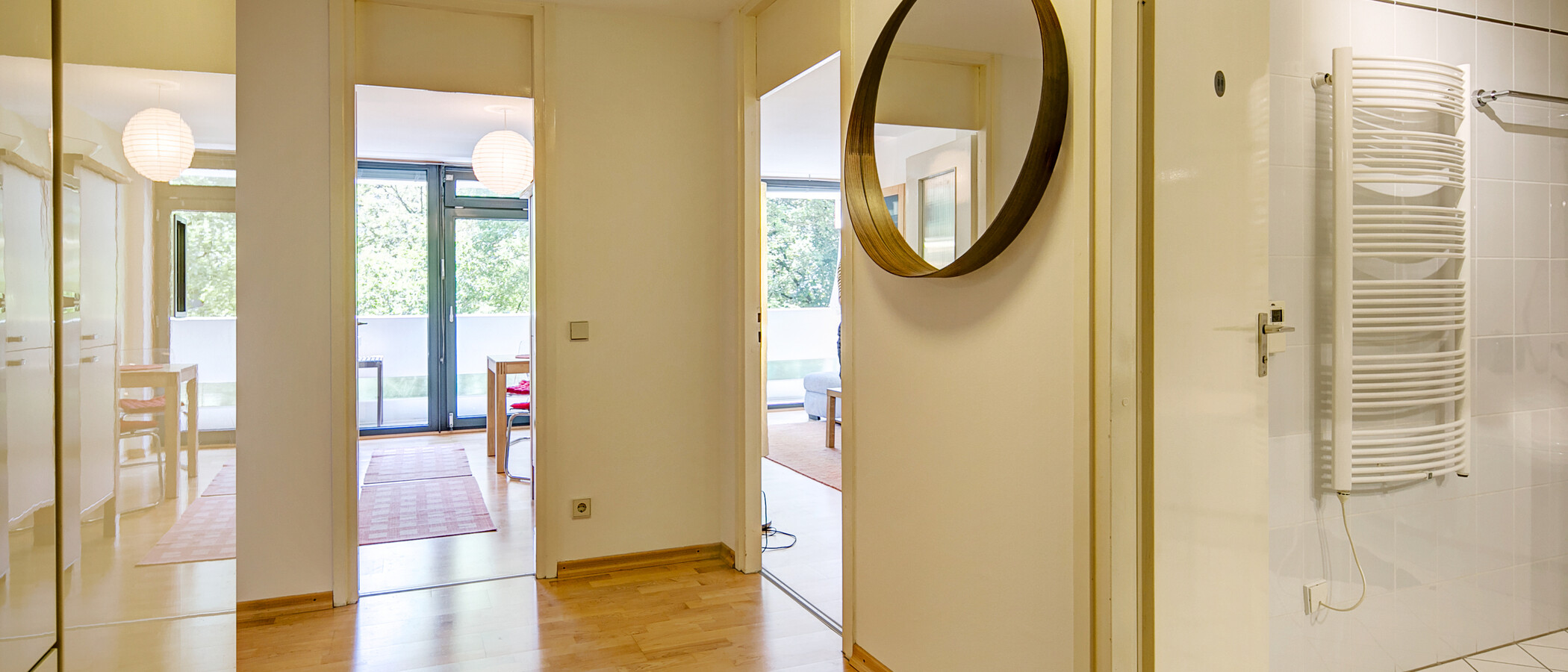 appartement München Schwabing-Nord (zw. Belgrad- & Leopoldstraße) 01 entrée/couloir 1675