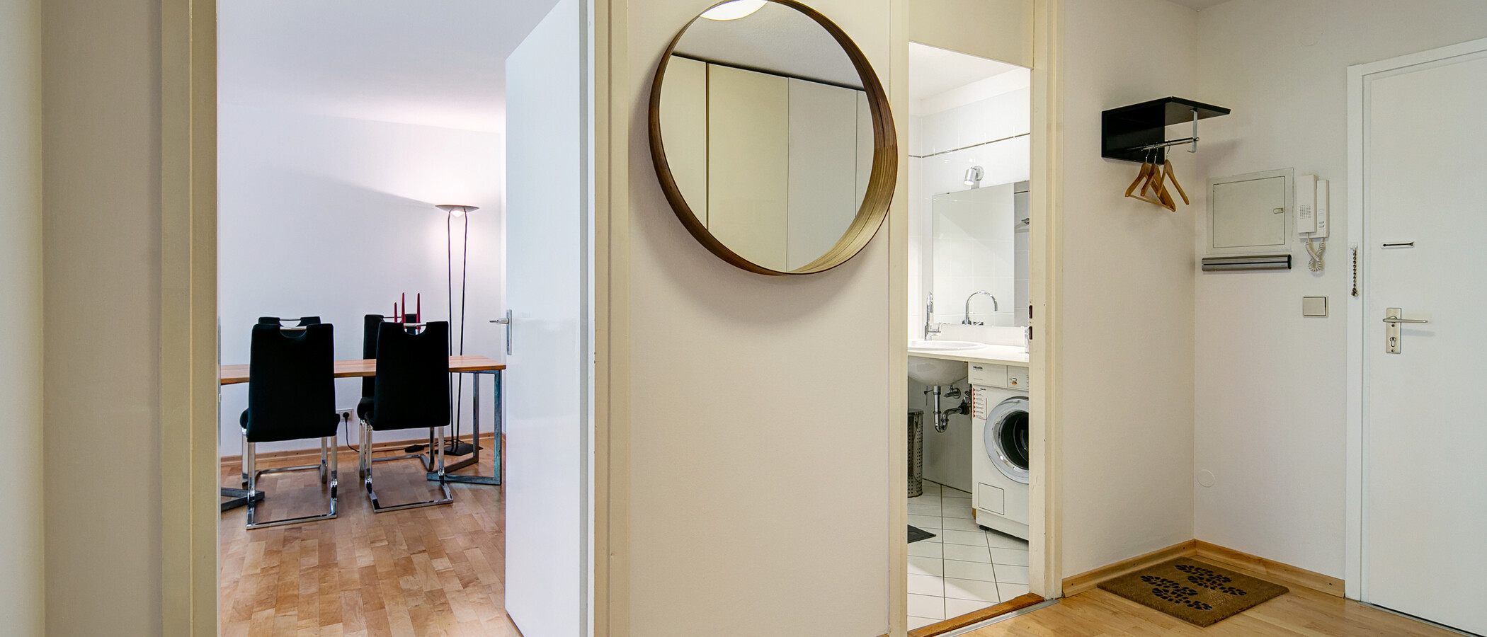 appartement München Schwabing-Nord (zw. Belgrad- & Leopoldstraße) 02 entrée/couloir 1675