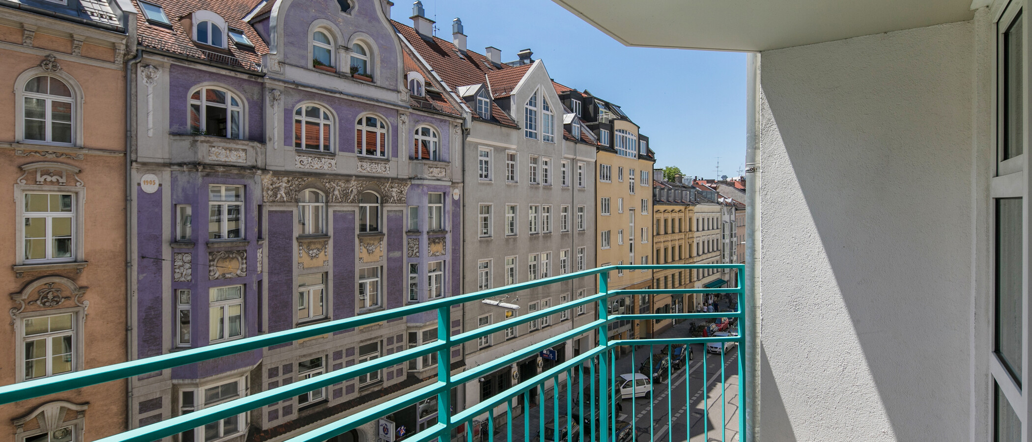 appartement München Maxvorstadt - Westen 01 balcon 1681