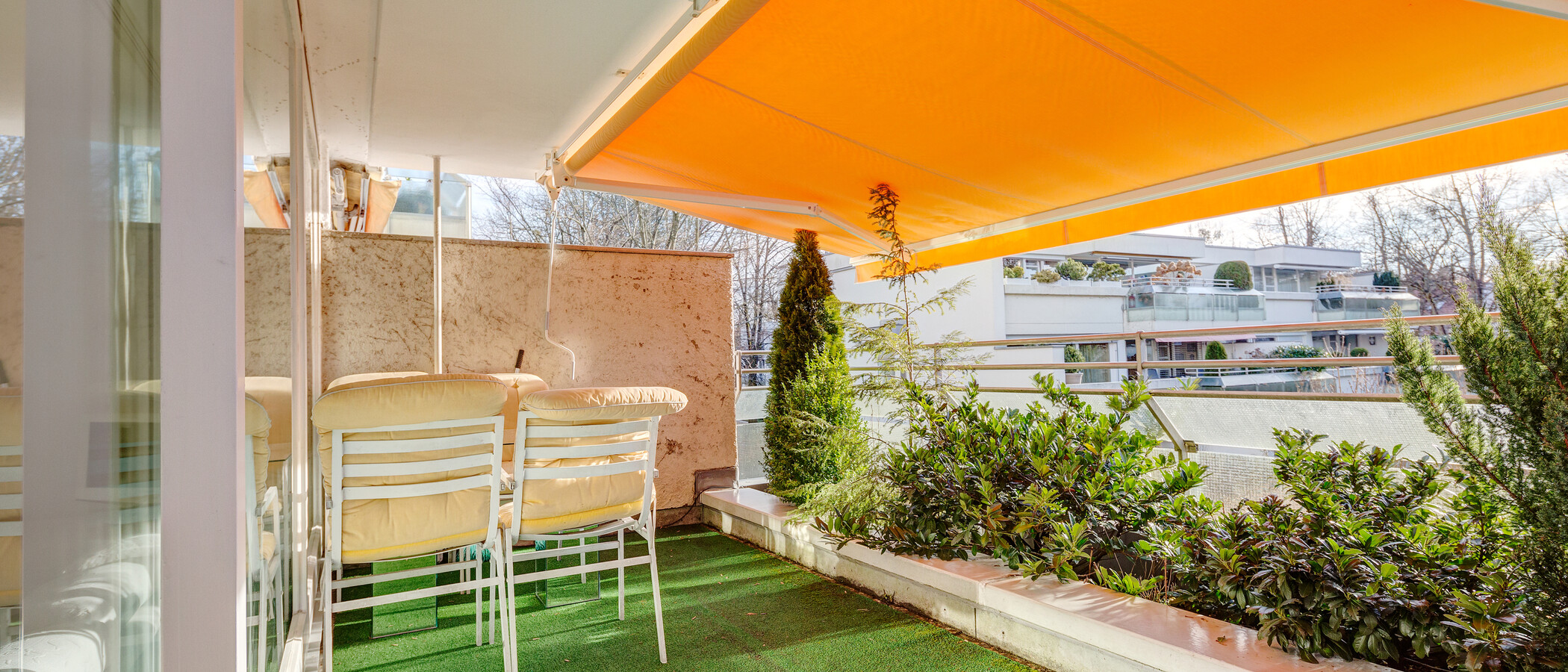 appartement avec terrasse sur le toit München Nymphenburg-Gern 01 terrasse 1919