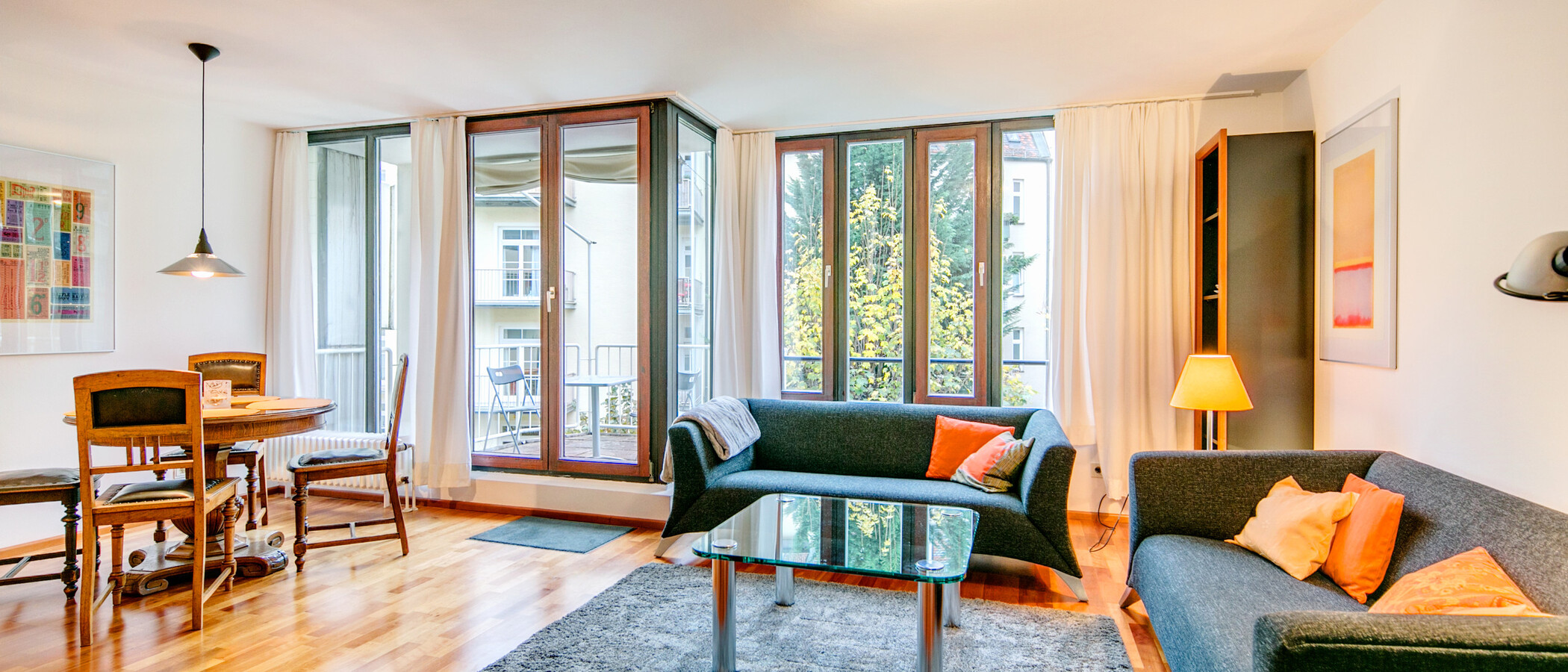 appartement München Schwabing (rechts der Leopoldstraße) 01 salon 1976