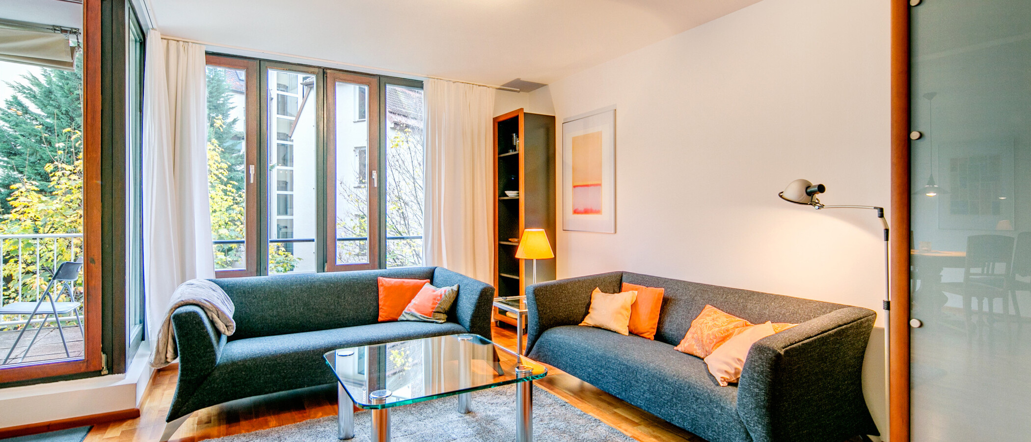 appartement München Schwabing (rechts der Leopoldstraße) 04 salon 1976