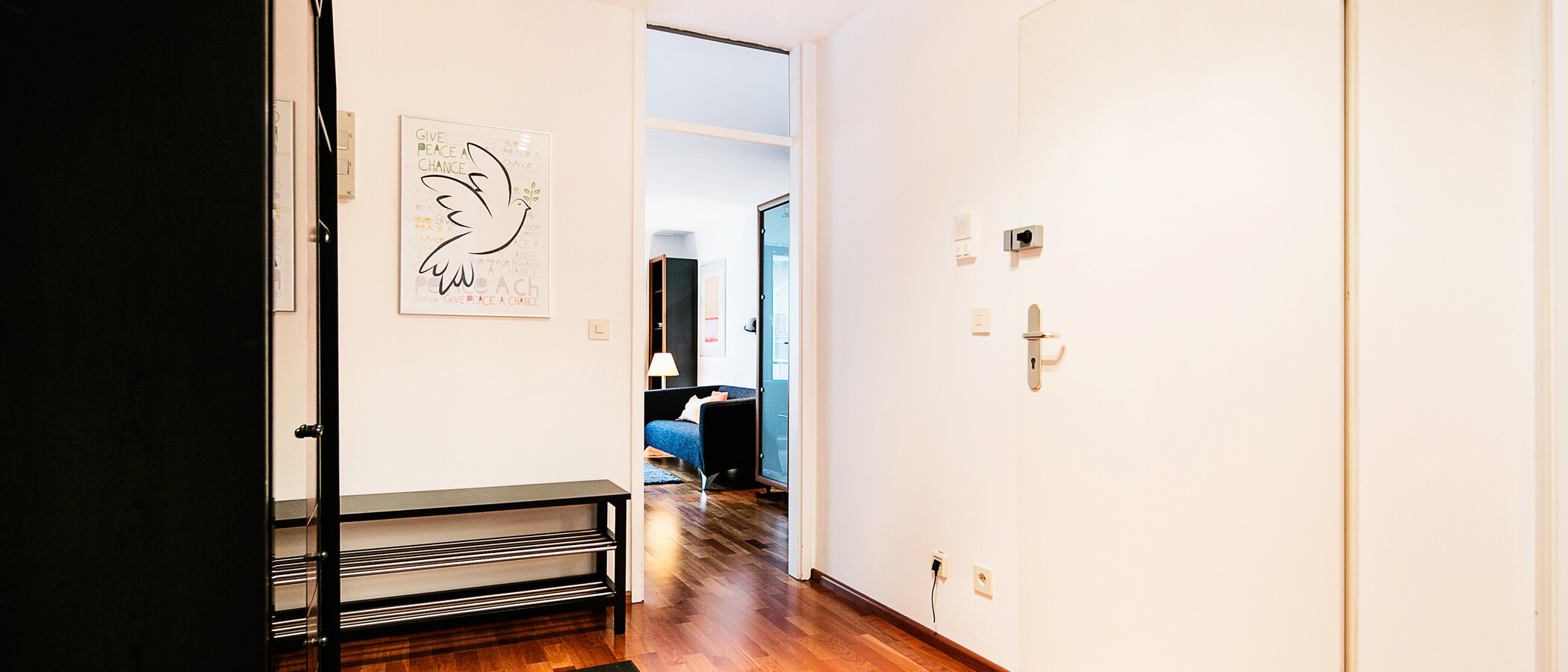 appartement München Schwabing (rechts der Leopoldstraße) 01 entrée/couloir 1976